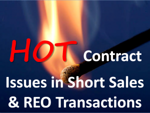 Hot Contract Issues in Short Sales & REO Properties